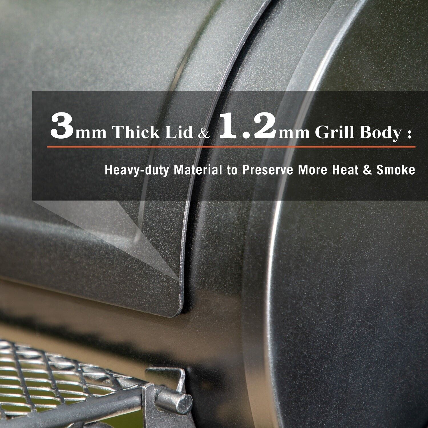 Extra Large Heavy Duty Outdoor BBQ Charcoal Grills Smoker