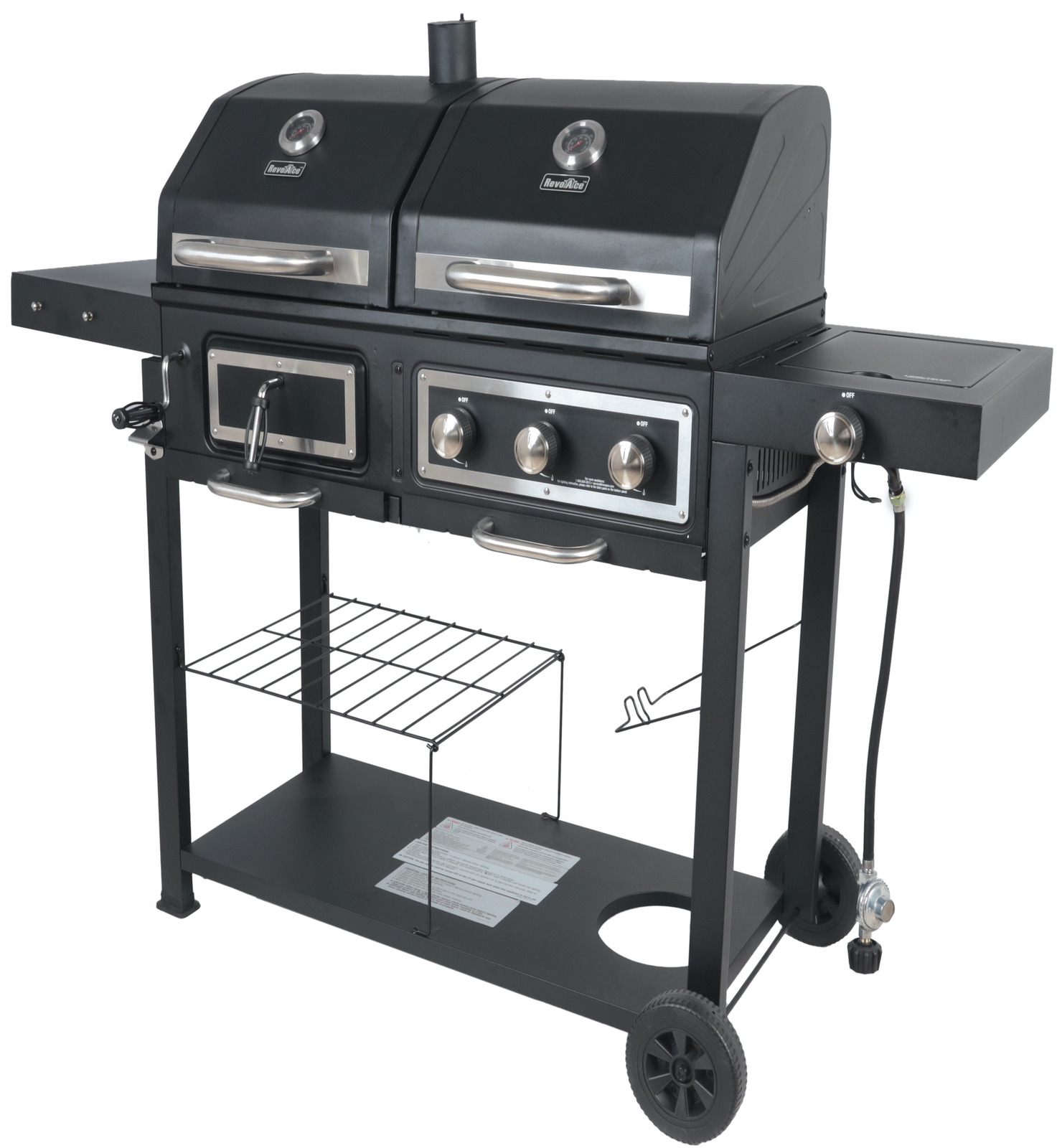Stainless Steel Dual Fuel BBQ Combo