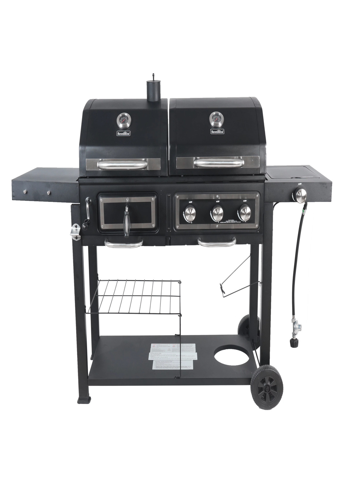 Stainless Steel Dual Fuel BBQ Combo