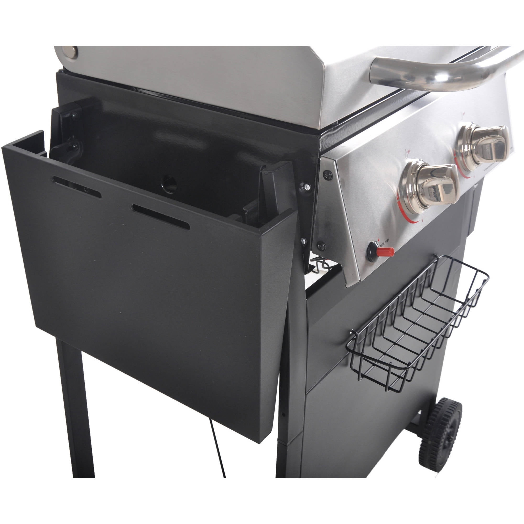 RevoAce Stainless & Black 2-Burner Propane Grill