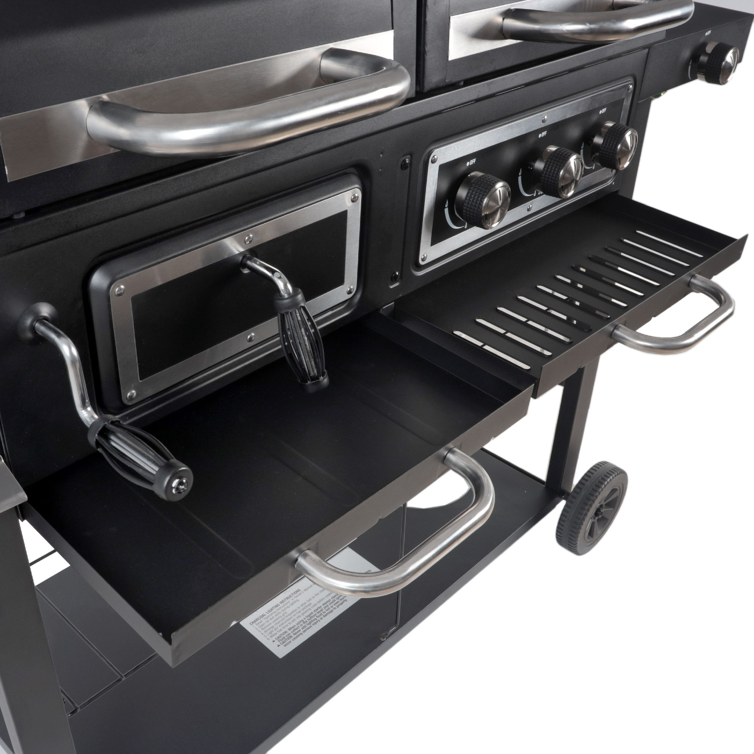 Stainless Steel Dual Fuel BBQ Combo