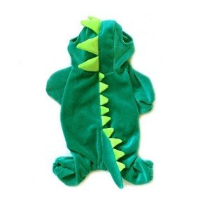 NACOCO Dog Dinosaur Design Costume Green Pet Clothes for Medium & Large Dog (Green, XXL)