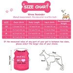 6 Pieces Dog Shirt Puppy Sweatshirt Pet Sleeveless Vest Dog Clothes Doggy Female Apparel for Small to Medium Dogs Puppy Cat(Cute Patterns,S Size)