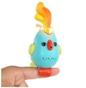 Fingerlings Sweet Tweets Interactive Bird – Record & Play Secret Messages, Includes 40+ Sounds & Reactions – Lionel (Blue)