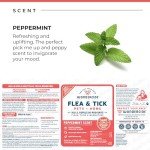 Wondercide - Flea, Tick & Mosquito Spray for Dogs, Cats, and Home - Control, Prevention, Treatment - with Natural Essential Oils - Pet and Family Safe - Peppermint 16 oz