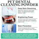Dog Dental Powder - Teeth Cleaning Powder for Dogs - Dental Powder for Dogs - Dog Dental Care - Plaque & Bad Breath Off Powder Dog - Dental Care Supplies for Small - Medium - Large Dogs
