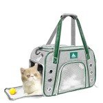 Lifeand Cat Carrier, Dog Carrier, Pet Carrier Airline Approved for Cats, Small Dogs, Kitten, Cat Carriers for Small Medium Cats Under 18lb, Collapsible Soft Sided Cat Travel Carrier