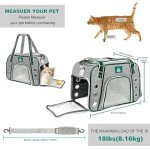Lifeand Cat Carrier, Dog Carrier, Pet Carrier Airline Approved for Cats, Small Dogs, Kitten, Cat Carriers for Small Medium Cats Under 18lb, Collapsible Soft Sided Cat Travel Carrier