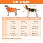 Lelepet Warm Winter Dog Coat with Harness - Windproof Reflective Turtleneck Fleece Vest for Small, Medium and Large Dogs