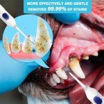 Souroyea Dog Tooth Brushing Kit - Equipped with a Pet Manual Teeth Cleaner, Cat Toothbrush Silicone Finger Wipes for Small & Large Dogs Supplies, Pet Teeth Cleaning Tools & Dental Care Accessories