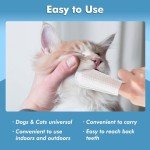 Vannon Pet Dental Care Finger Wipes, Pet Teeth Cleaning Wipes for Cats and Dogs, Dog Teeth Wipes, Freshen Breath, Reduce Plaque & Tartar, 2Pack, 100PCS