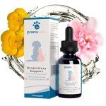 PranaPets Respiratory Support Supplement for Dogs & Cats | Naturally Promotes Optimal Respiratory Function in Pets | Safely aids with Symptoms of Seasonal Allergies