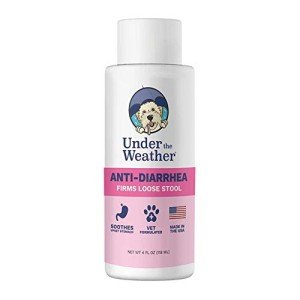 Under the Weather Anti-Diarrhea Liquid - Dog Anti Diarrhea Medication (4 oz Bottle)