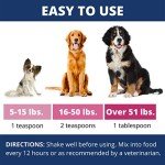 Under the Weather Anti-Diarrhea Liquid - Dog Anti Diarrhea Medication (4 oz Bottle)