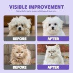 HICC PET Cleaning & Deodorizing Bath Wipes for Dogs and Cats, Hypoallergenic Nourish Fur Coconut Oil Dog Grooming Wipes, Puppy Bathing Gloves Wipes for Daily and Traveling