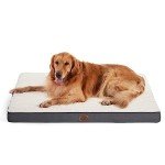 Bedsure Orthopedic Dog Bed Extra Large - Dog Beds with Removable Washable Cover, Egg Crate Foam Pet Bed Mat, Suitable for Dogs Up to 100 lbs