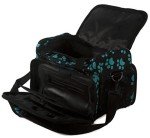 WAHL Professional Animal Travel Tote Bag with Zipper - Travel Bag - Storage Bag for Grooming Supplies - for Dog, Cat & Pet Groomers - 28.8 Inches, Turquoise Paw Print Design (#97764-300)