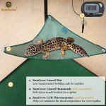 SunGrow, Reptile Mat, Terrarium Floor Liner, 30BR/40BR/50/65 Gallon, Substrate Carpet, Soft Bedding for Reptiles - Gecko, Lizard, Snake, Tortoise, Reptile Cage Tank Supplies & Accessories, Green, 1Pc