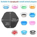 Amakunft Waterproof Pads for Small Animal Playpen, Reusable Liners, Waterproof Bottom on Both Sides Fit with Pet Tent (42.5in x 41in) Bedding for Guinea Pig, Rabbit, Hamster, Chinchilla and Hedgehog