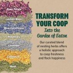 Eaton Pet & Pasture Premium Nesting Herbs, Aromatic Blend for Nesting Boxes & Chicken Coop, Natural Refresher & Pest Deterrent