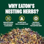Eaton Pet & Pasture Premium Nesting Herbs, Aromatic Blend for Nesting Boxes & Chicken Coop, Natural Refresher & Pest Deterrent