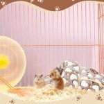 Wenqik 2 Pcs Guinea Pig Bed Cuddle Warm Hideout Small Animal Sack Cozy House Bedding Sleeping Cushion Portable Pet Carrier Cage Nest for Rabbit Hamster Rat(Gray, Pink,Heart)