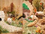 JFWOD Natural Hamster Bedding Flowers Herbs Sprays Treat Cereal Grain for Cage Habitat Enclosure Decor Hamster Chews for Dwarf Syrian Gerbils Mice Mouse Rat Forage Pet Hamster Accessories Supplies