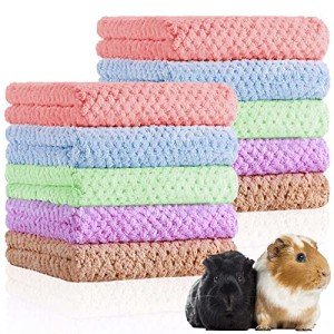 Colorful Fleece Pet Blankets for Small Animals