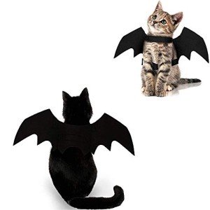 Bat Wings Halloween Costume for Cats and Small Dogs