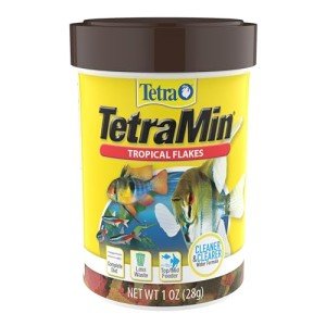 TetraMin Nutritionally Balanced Tropical Flake Food for Tropical Fish, 1 oz