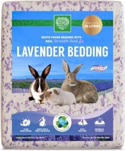 Natural Lavender Paper Bedding for Small Pets