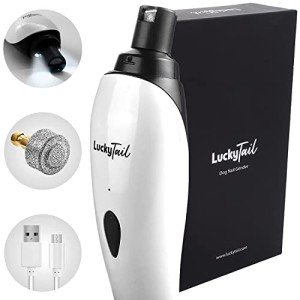 LuckyTail Quiet USB Pet Nail Grinder for All Pets