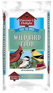 Wagner's 53003 Farmer's Delight Wild Bird Food with Cherry Flavor, 20-Pound Bag