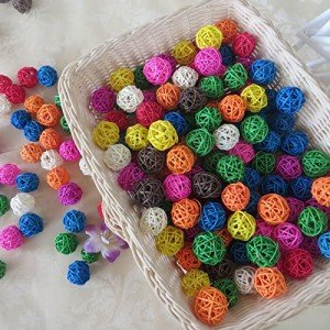30 Pcs Rattan Bird Chew Toys for Pets