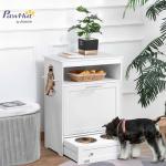 PawHut Dog Feeder Station with Food Storage
