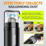 Quiet 3-Speed Dog Nail Grinder with LED Lights