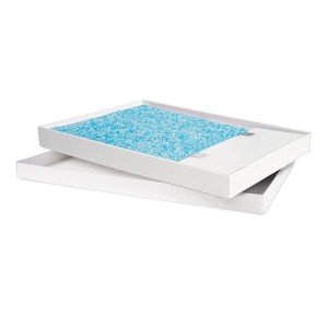 PetSafe ScoopFree Crystal Replacement Litter Tray, Fresh Scent, 1-Pack – Easy Cleanup with Disposable Tray – Includes Leak Protection and Low Tracking Litter – Absorbs Odors on Contact