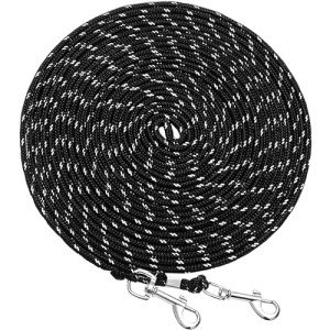 CHERPET Reflective Cat Leash - 30 ft Escape Proof Walking Lead Yard Long Leash, Extender Leash Training Playing Outdoor for Cats Puppy Kitten Small Dogs Rabbit Small Animals