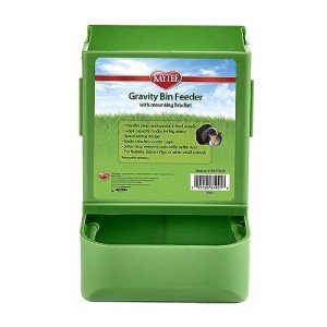 Kaytee Gravity Bin Feeder With Bracket Assorted