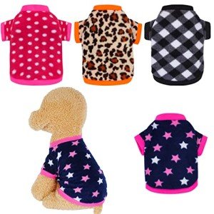 Cozy Fleece Sweaters for Small Dogs and Cats