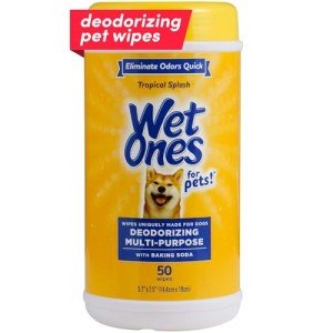 Tropical Splash Pet Wipes - Deodorizing Grooming Supplies