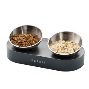 Elevated Stainless Steel Pet Food Bowl Set