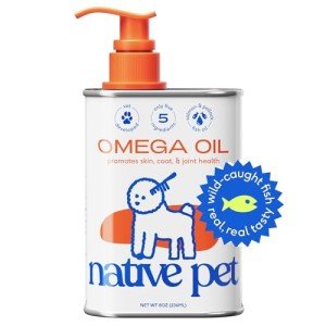 Native Pet Omega 3 Fish Oil for Dogs 8oz