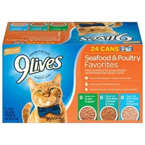 9Lives Seafood & Poultry Cat Food Variety Pack