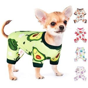Cute Soft Dog Pajamas for Small Breeds