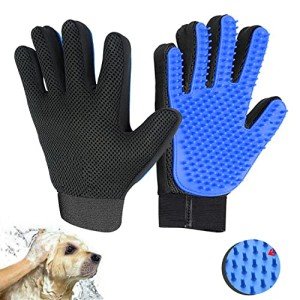 Multi-Functional Pet Grooming Glove - Blue