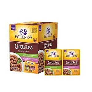 Wellness Grain-Free Natural Cat Food Gravies Variety Pack