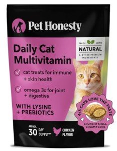 Pet Honesty Cat Multivitamin Chews for Health