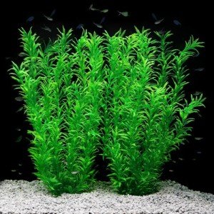 Extra Large 21" Plastic Aquarium Plants - 2pcs