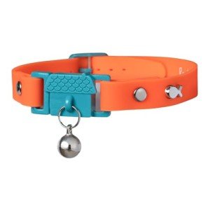 Kittyrama Tangerine Breakaway Cat Collar with Bell